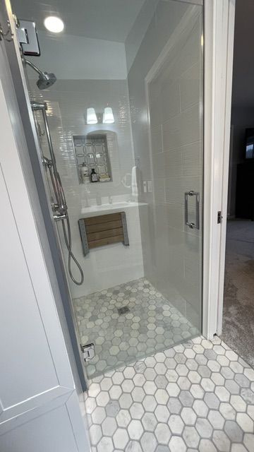 After — Small primary bath remodel