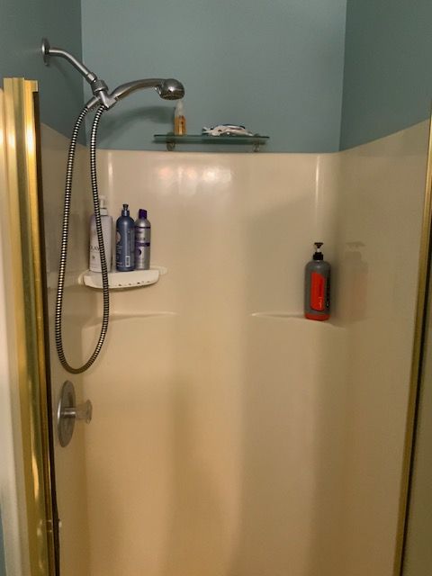 Before — Small primary bath remodel