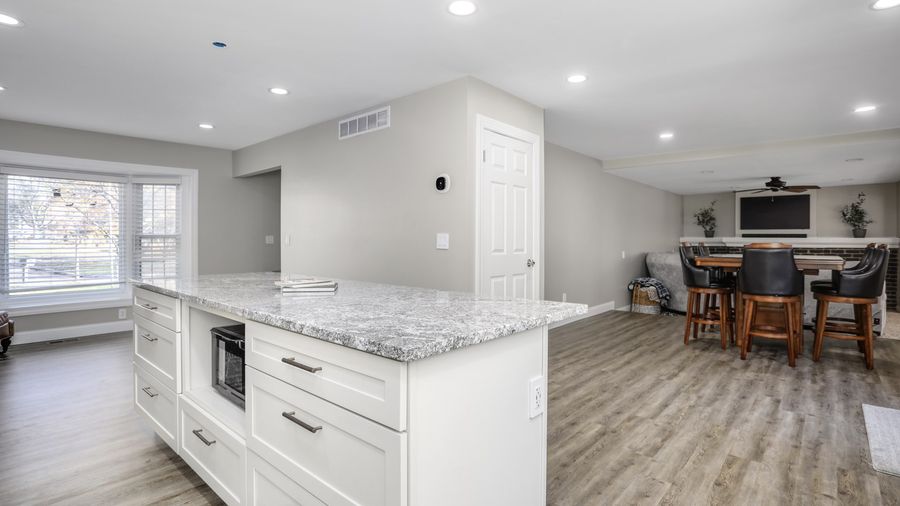 After — First-floor remodel — kitchen relocation
