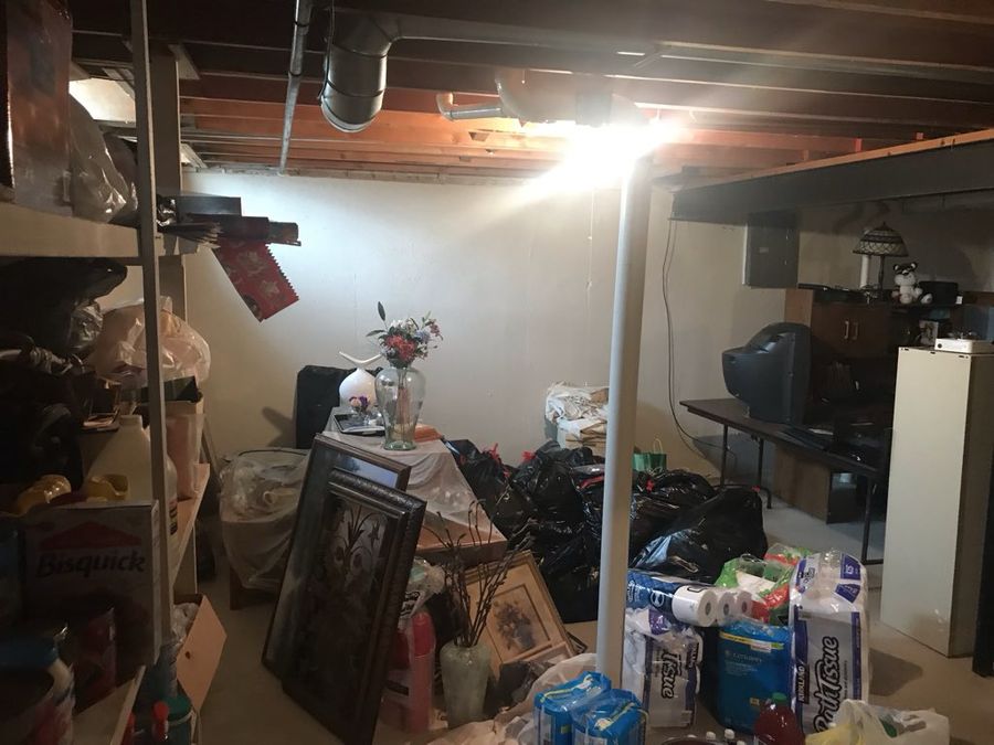 Before — Condo basement & kitchen remodel