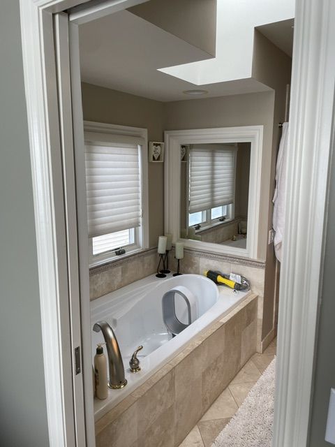 Before — Lake house primary bath remodel